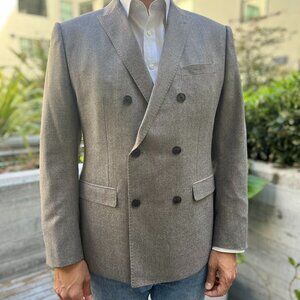 SOLD – Banana Republic Double-Breasted Worsted Flannel Sports Coat